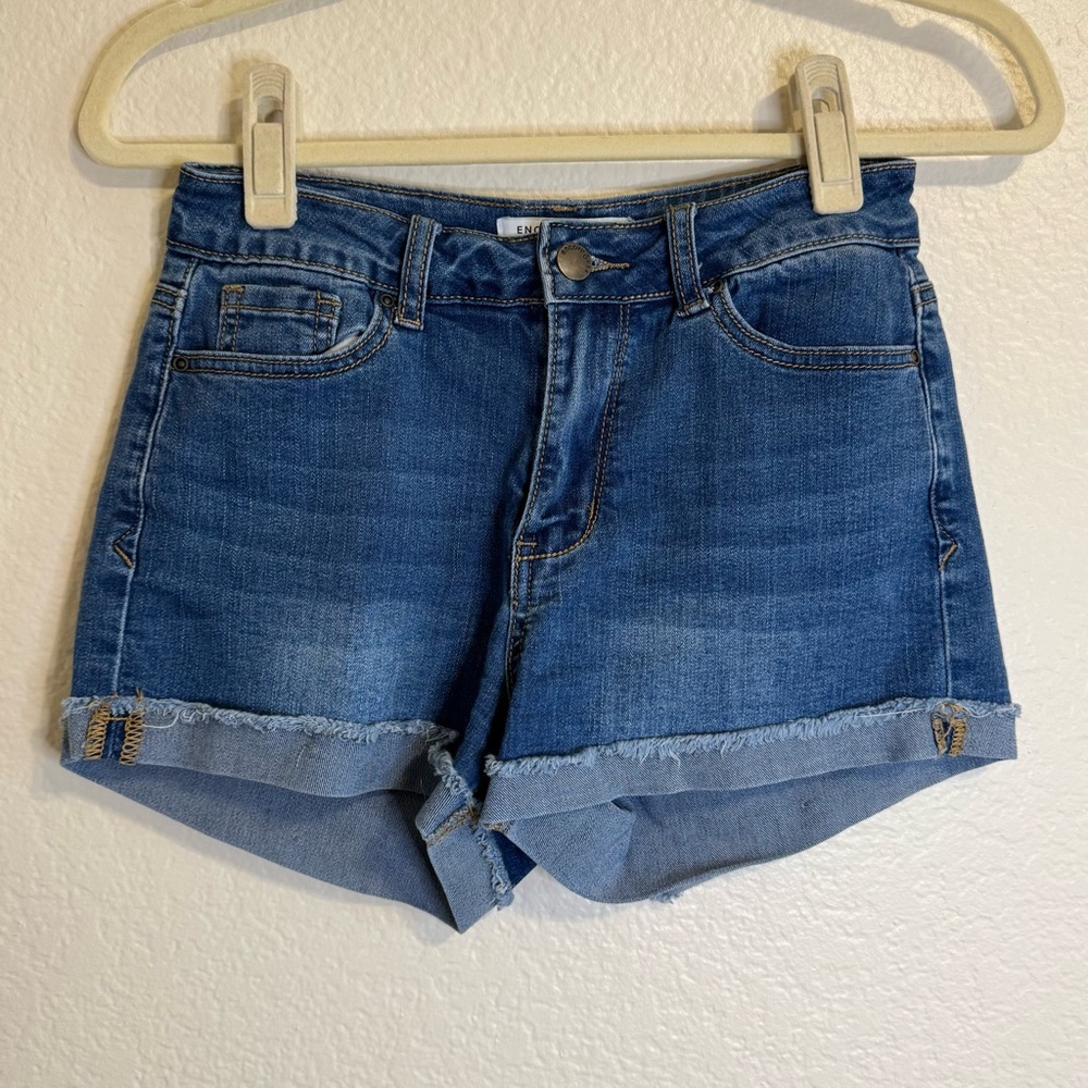 Encore Jeans Classic Blue Jean Shorts - 5